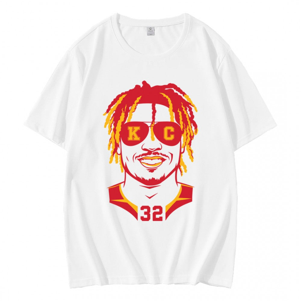 Kansas City Chiefs NFL Football Player 32 T-Shirt