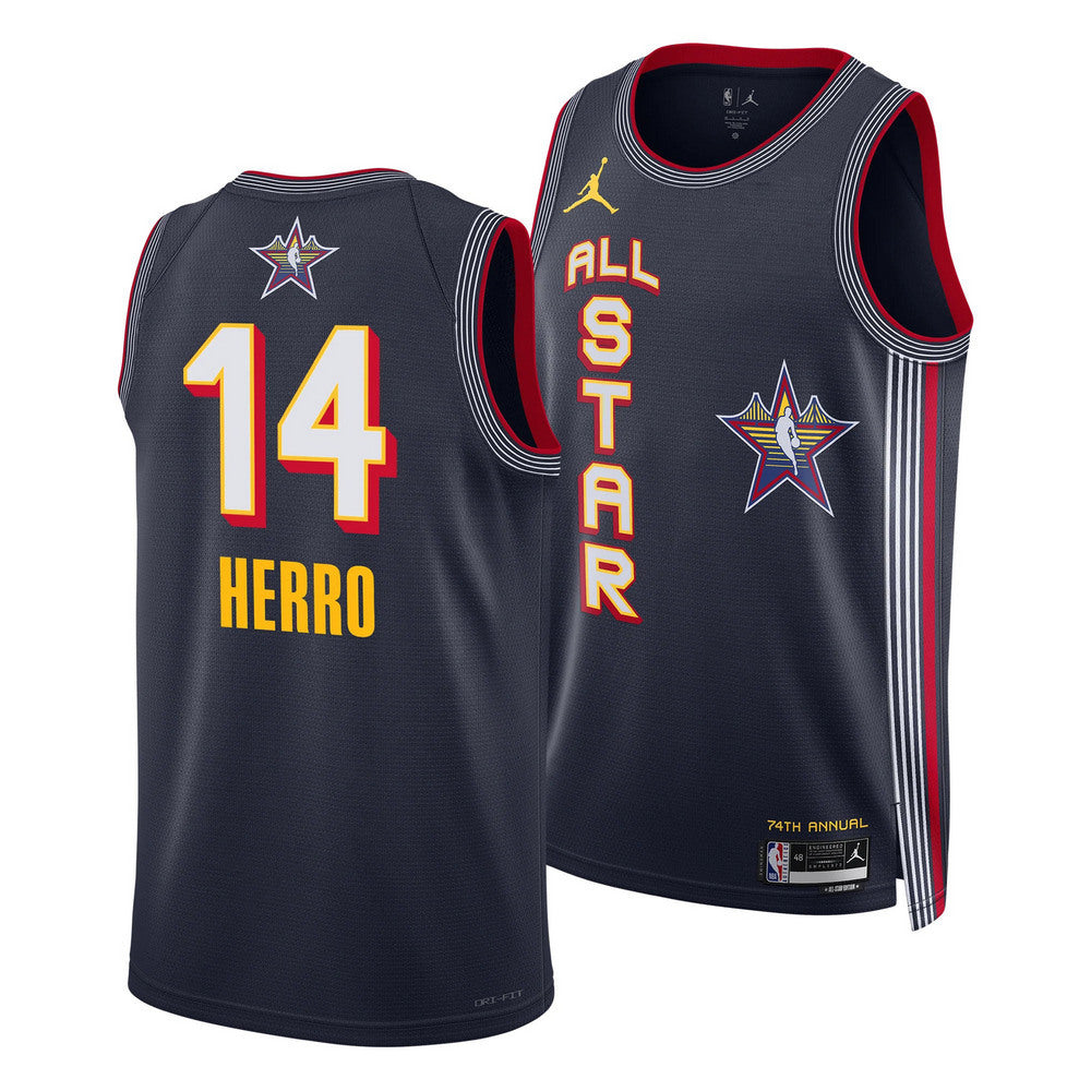 Tyler Herro Jordan Brand Unisex Navy 2025 NBA All-Star Game Swingman Player NBA Jersey