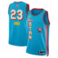 LeBron James Jordan Brand Unisex Light Blue 2025 NBA All-Star Game Swingman Player NBA Jersey
