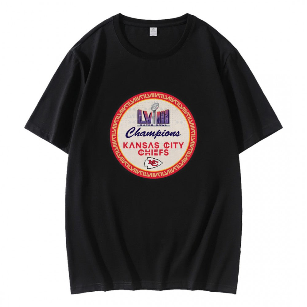 Kansas City Chiefs Super Bowl LVIII Champions Circle Sign T-Shirt