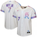 Bobby Witt Jr. Kansas City Royals Nike Youth 2026 City Connect Stadium MLB Jersey - White