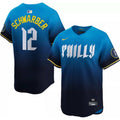 Kyle Schwarber Philadelphia Phillies Nike 2024 City Connect Limited Player MLB Jersey - Blue