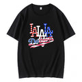 Retro 4th Of July Los Angeles Dodgers T-Shirt