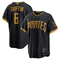 Konnor Griffin Pittsburgh Pirates Nike 2026 City Connect Stadium MLB Jersey - Black