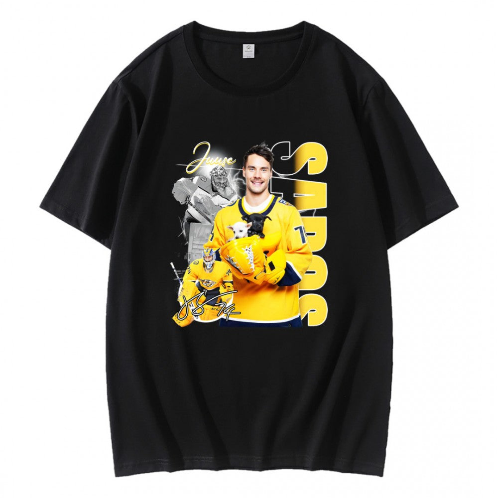 Juuse Saros Nashville Predators Nhl Players T-Shirt