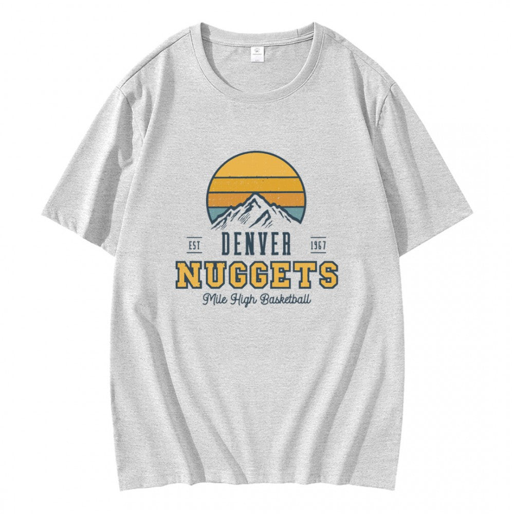 Retro Denver Nuggets Mile High Basketball T-Shirt