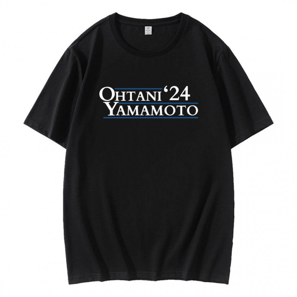 Ohtani Yamamoto 24 MLB Dodgers Player T-Shirt