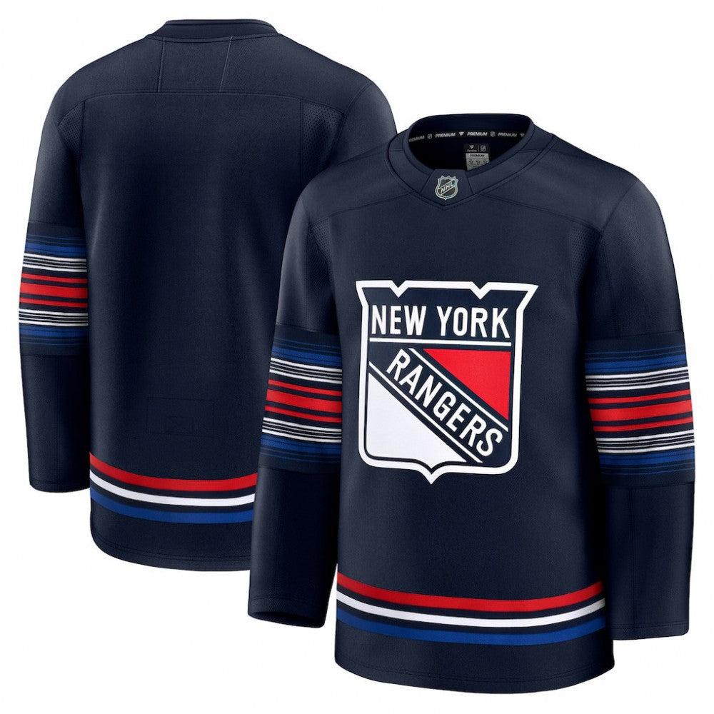 Men's New York Rangers Navy Alternate Premium NHL Jersey
