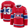 Cole Caufield Montreal Canadiens Home Premium NHL Jersey - Red