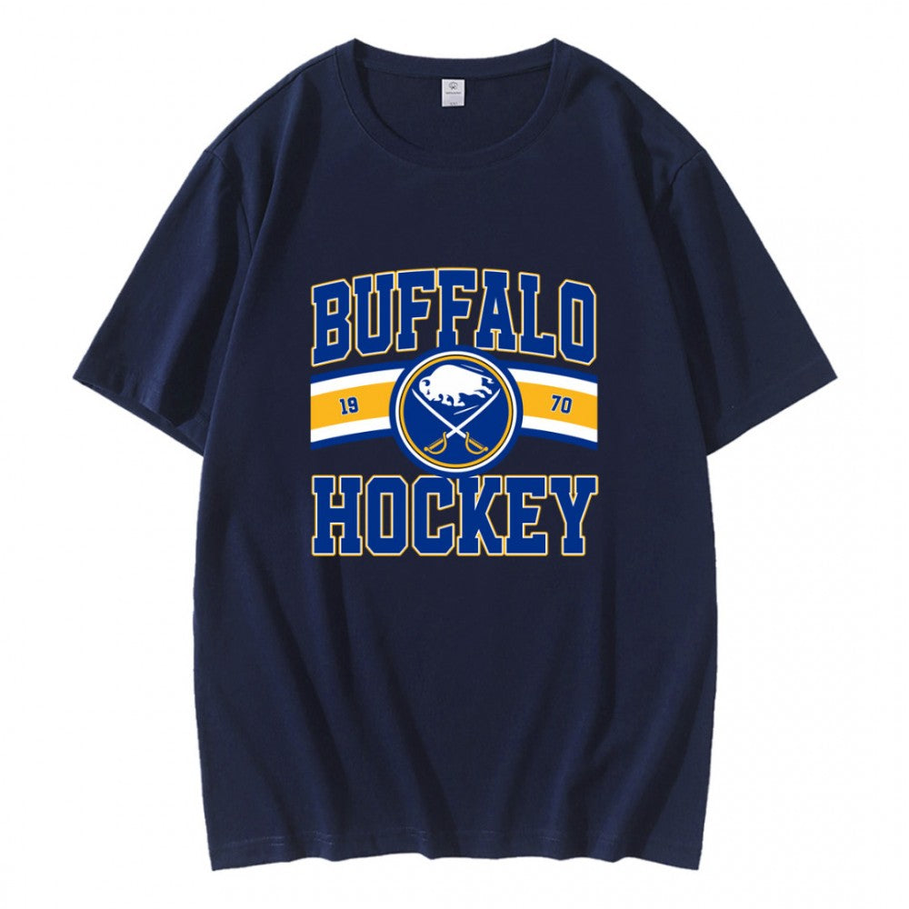 Vintage Buffalo Sabres Hockey Logo 1970 T-Shirt