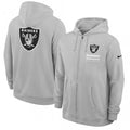 Las Vegas Raiders Utility Player Sideline Men's Nike NFL Full-Zip Hoodie