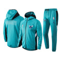 Charlotte Hornets Nike 2019/20 Showtime Full-Zip Therma Flex Performance Hoodie