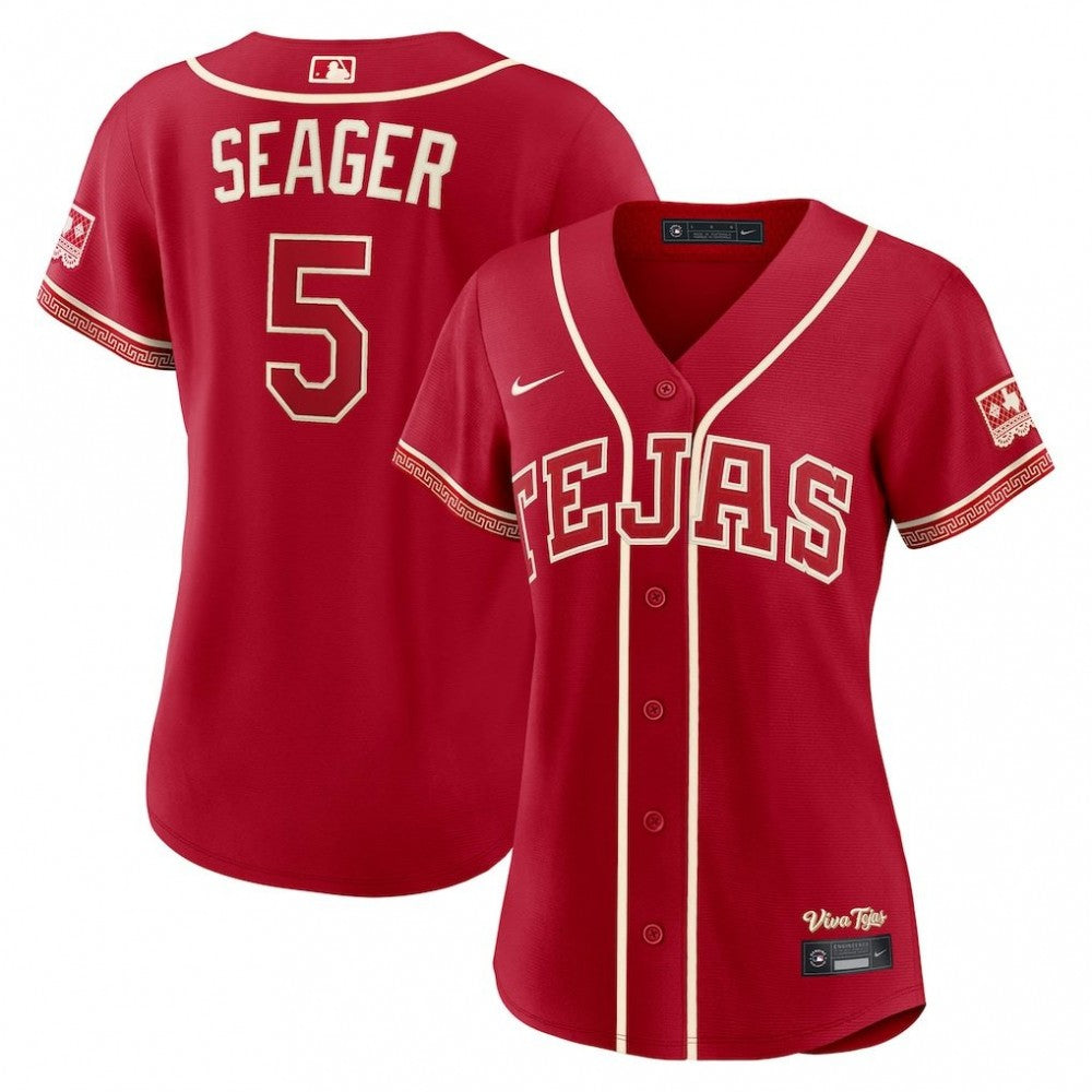 Corey Seager Texas Rangers Nike Women's 2026 City Connect Stadium MLB Jersey - Red