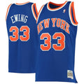 Patrick Ewing New York Knicks 1991/92 Hardwood Classics Swingman NBA Jersey - Blue