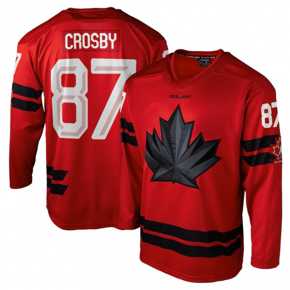 Sidney Crosby Hockey Bauer Canada 2026 Olympics Replica NHL Jersey - Red