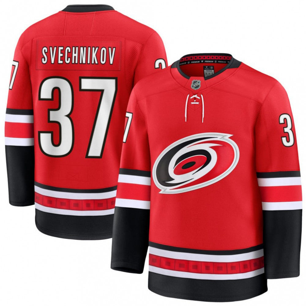 Men's Carolina Hurricanes Andrei Svechnikov Red Alternate Premium NHL Jersey