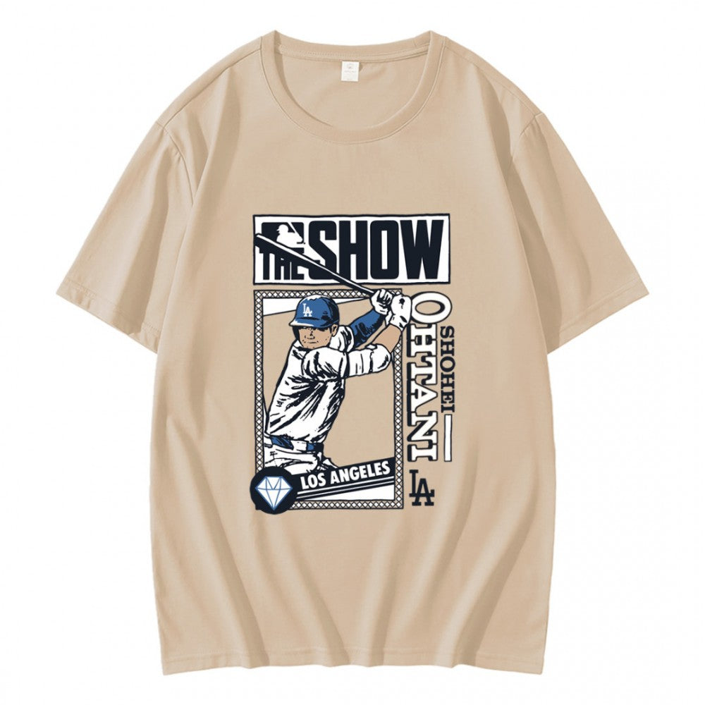 Retro The Show Shohei Ohtani Mlb Los Angeles Dodgers T-Shirt
