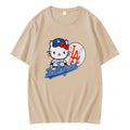 Funny Hello Kitty LA Dodgers Baseball T-Shirt