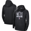 Brooklyn Nets 2022/23 Nike Spotlight On-Court Practice Performance Pullover Hoodie