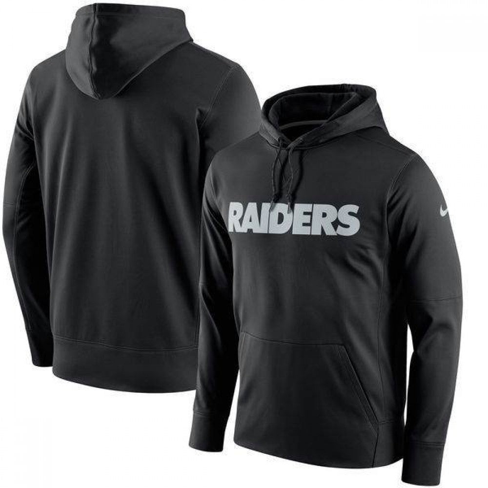 Las Vegas Raiders Club Nike Therma NFL Pullover Hoodie
