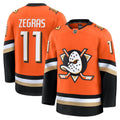 Anaheim Ducks Trevor Zegras Orange Home Premium NHL Jersey