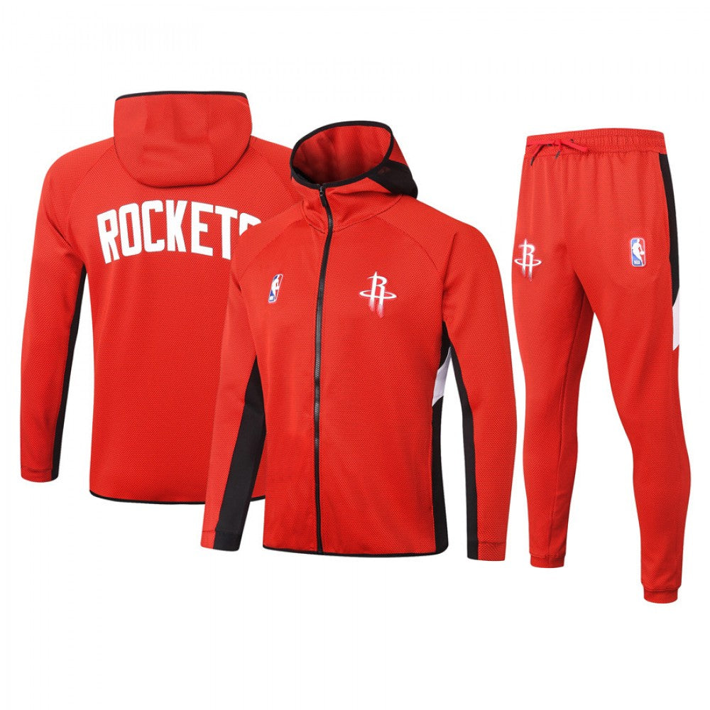 Houston Rockets Nike 2019/20 Showtime Full-Zip Therma Flex Performance Hoodie