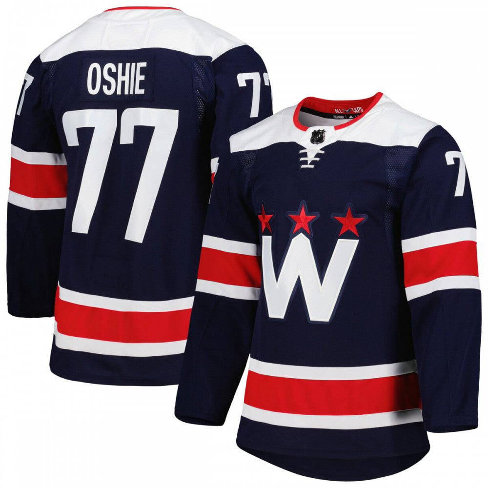 TJ Oshie Washington Capitals 2020/21 Navy Alternate Premium Player NHL Jersey