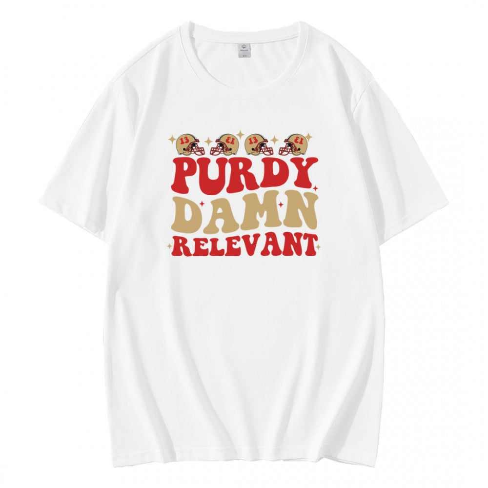 Purdy Damn Relevant 49ers Player T-Shirt