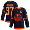 Connor McDavid Edmonton Oilers Alternate Navy Premium Player NHL Jersey