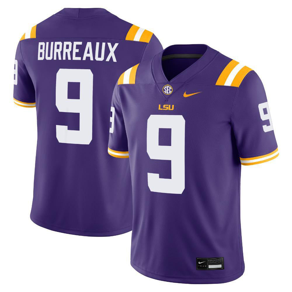 Joe Burrow LSU Tigers Nike Burreaux Alumni Player NCAA Jersey - Purple