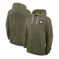 Los Angeles Rams Salute to Service Sideline Dominant Force NFL Pullover Hoodie