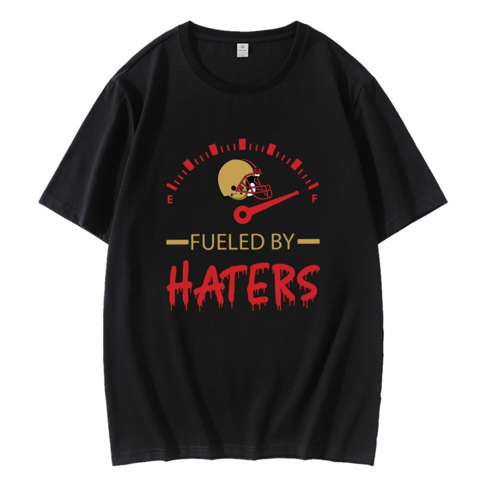 Fueled By Haters 49ers Helmet T-Shirt