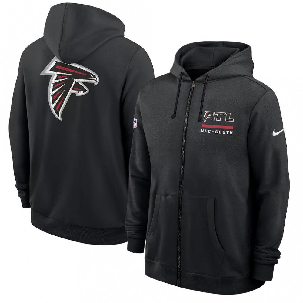 Atlanta Falcons Utility Player Sideline Men's Nike NFL Full-Zip Hoodie