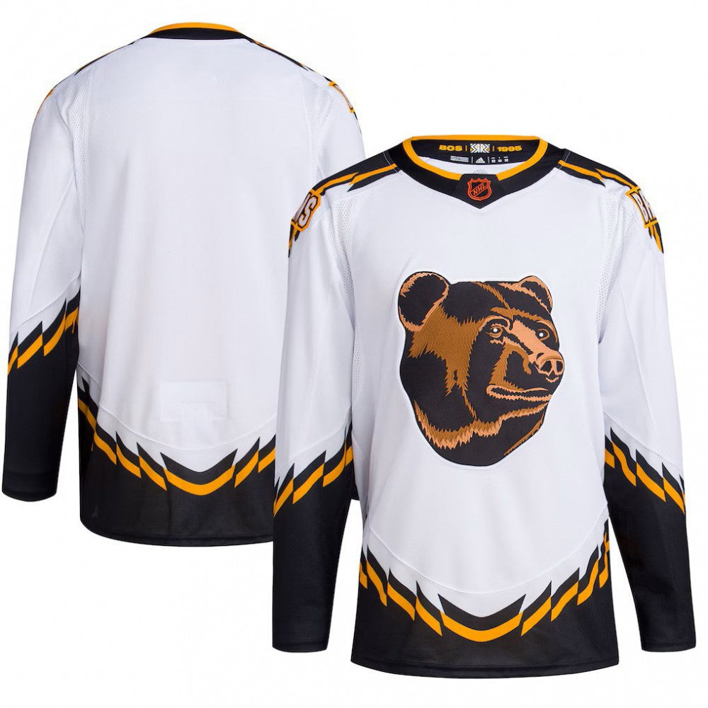 Boston Bruins White Reverse Retro Premium NHL Jersey