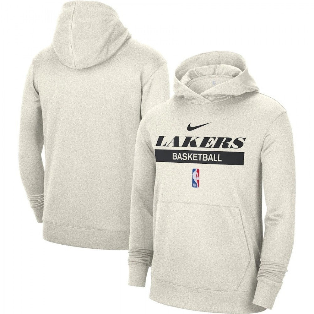 Los Angeles Lakers 2022/23 Nike Spotlight On-Court Practice Performance Pullover Hoodie