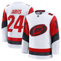 Men's Carolina Hurricanes Seth Jarvis White Away Premium NHL Jersey