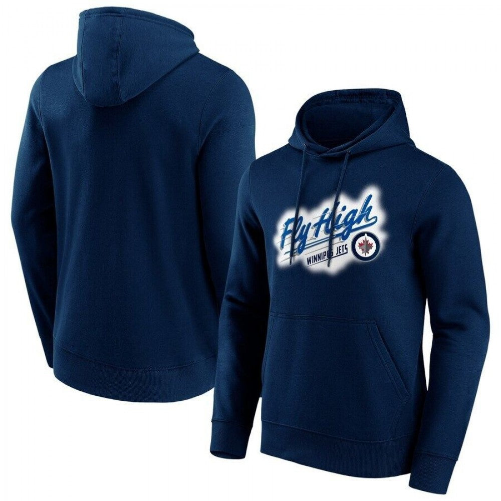 Winnipeg Jets Fanatics Branded Hometown Graphic Hoodie - Navy