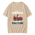 Just A Firefighter Who Loves NFL Philadelphia Eagles Peanuts T-Shirt