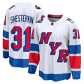 Men's New York Rangers Igor Shesterkin White 2024 NHL Stadium Series Breakaway Premium NHL Jersey
