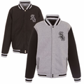 Chicago White Sox JH Design Reversible Fleece Full-Snap Jacket