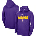 Los Angeles Lakers 2022/23 Nike Spotlight On-Court Practice Performance Pullover Hoodie