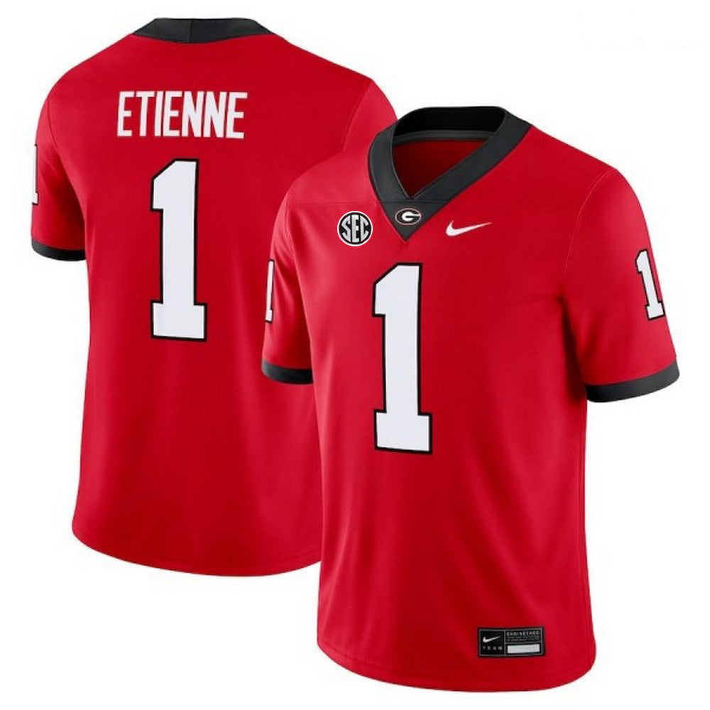 Trevor Etienne Georgia Bulldogs Home Nike Football Game NCAA Jersey - Red