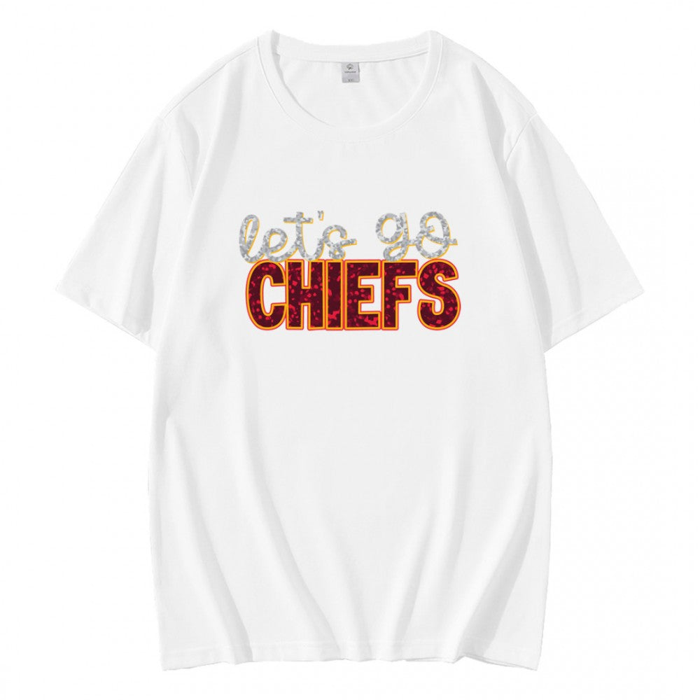 Lets Go Chiefs Football T-Shirt
