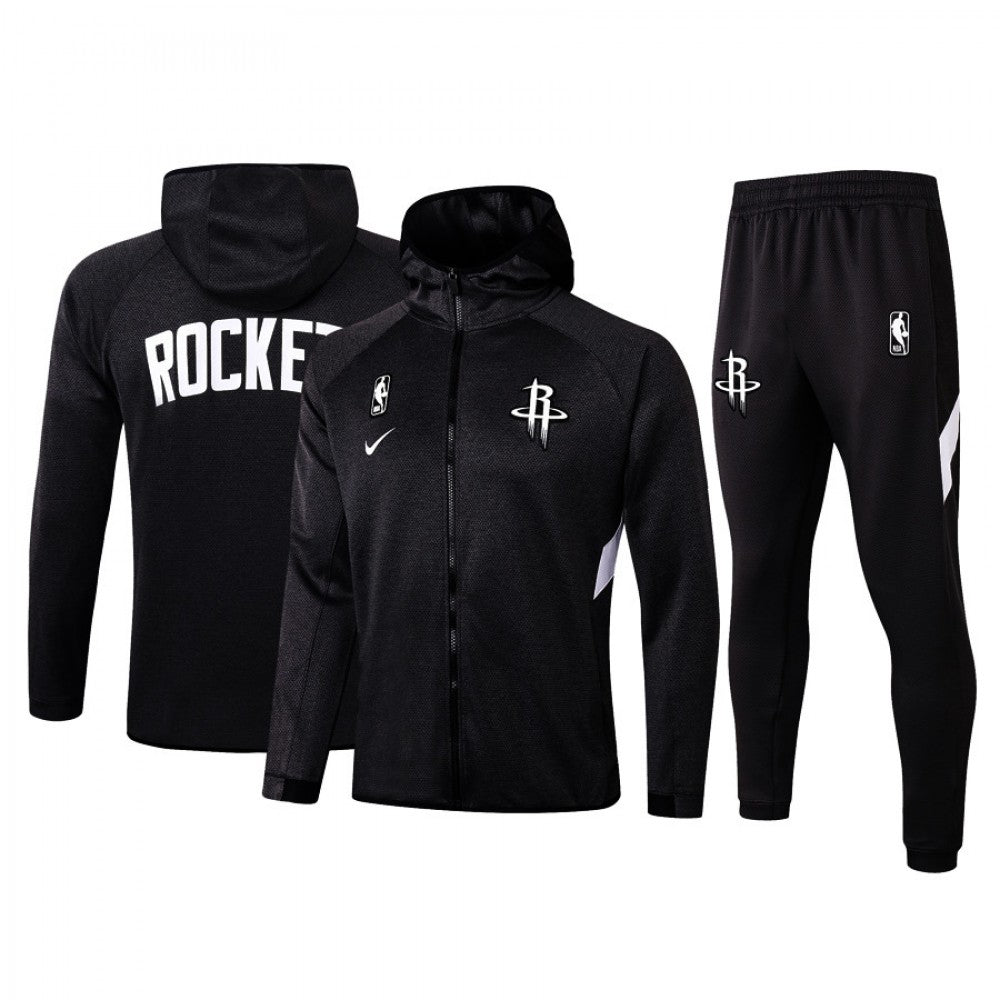 Houston Rockets Nike 2019/20 Showtime Full-Zip Therma Flex Performance Hoodie