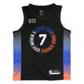 Men's New York Knicks Carmelo Anthony #7 Nike Black 2020/21 Swingman NBA Jersey - City Edition
