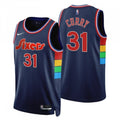 Men's Philadelphia 76ers Seth Curry #31 Nike Navy 2021/22 Swingman NBA NBA Jersey - City Edition