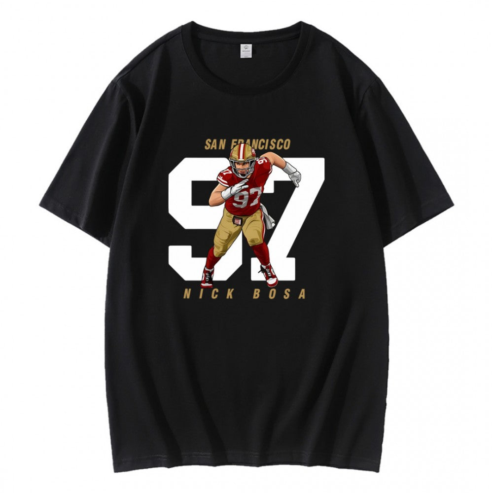 Nick Bosa 97 San Francisco 49ers NFL Player T-Shirt