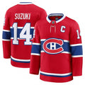 Nick Suzuki Montreal Canadiens Home Premium NHL Jersey - Red