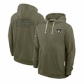 New Orleans Saints Salute to Service Sideline Dominant Force NFL Pullover Hoodie