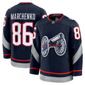 Kirill Marchenko Columbus Blue Jackets 2025 NHL Stadium Series Premium NHL Jersey - Navy